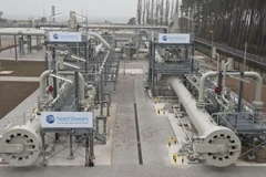 Đường ống dẫn khí đốt Dòng chảy phương Bắc 2 tại Lubmin, Đức. (Nguồn: AFP/TTXVN)