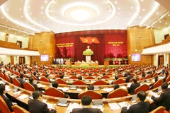 Tổng bí thư Nguyễn Phú Trọng phát biểu khai mạc. (Ảnh: Thống Nhất/TTXVN)