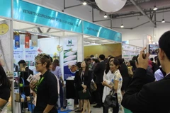 Gian hàng Việt Nam tại Hội chợ FHA 2016. (Ảnh: Việt Hải-Lê Hải/Vietnam+)