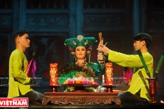 Nét uy nghiêm của giá chầu Đệ nhị. (Ảnh: Tư liệu)