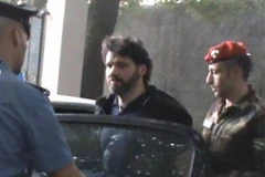 Trùm mafia Ernesto Fazzalari bị bắt giữ tại một địa điểm bí mật ở Italy. (Nguồn: EPA)