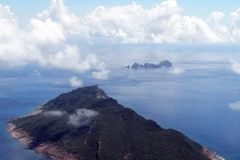 Toàn cảnh đảo Senkaku trên biển Hoa Đông. (Nguồn: AFP/TTXVN)