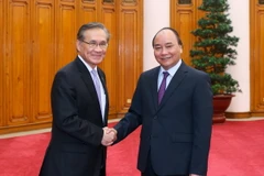 Thủ tướng Nguyễn Xuân Phúc tiếp Bộ trưởng Ngoại giao Vương quốc Thái Lan Don Pramudwinal. (Ảnh: Thống Nhất/TTXVN)