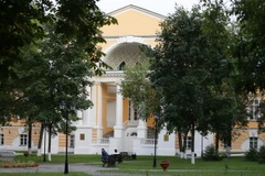 Tòa nhà Bộ thể thao Nga ở thủ đô Moskva. (Nguồn: EPA/TTXVN)