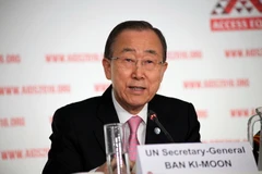 Tổng thư ký Liên hợp quốc Ban Ki-moon. (Nguồn: AFP/TTXVN)