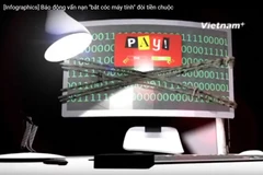 [Videographics] Báo động vấn nạn "bắt cóc máy tính" đòi tiền chuộc