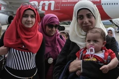 Người tị nạn Syria. (Nguồn: AFP/TTXVN)