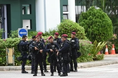 Cảnh sát Singapore. (Nguồn: AFP/TTXVN)