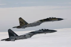 Máy bay Su-35 được giới thiệu lần đầu tiên tại Triển lãm hàng không Paris 2013. (Ảnh: Sukhoi)