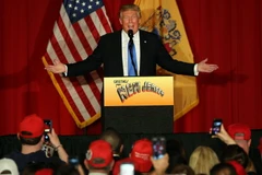 Ông Donald Trump phát biểu tại Lawrenceville, New Jersey, Mỹ ngày 19/5. (Nguồn: AFP/TTXVN)