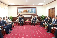 Quang cảnh buổi tiếp. (Ảnh: Phạm Kiên/TTXVN)