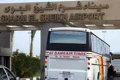 Lối vào sân bay Sharm El Sheikh. (Nguồn: AFP)