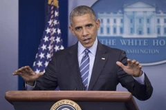 Tổng thống Mỹ Barack Obama tại cuộc họp báo ở thủ đô Washington, DC ngày 16/12. (Nguồn: EPA/TTXVN)