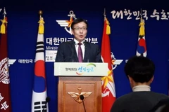  Người phát ngôn Bộ Quốc phòng Hàn Quốc Moon Sang-Gyun. (Nguồn: Koreaherald/ TTXVN)