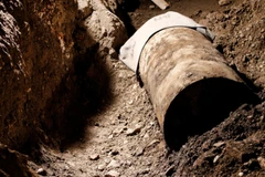 Quả bom thời Thế chiến 2 được phát hiện tại thành phố Augsburg, Đức. (Nguồn: Reuters)