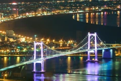 Một góc thành phố Đà Nẵng về đêm. (Ảnh: Trần Lê Lâm/TTXVN)