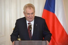 Tổng thống Cộng hòa Séc Milos Zeman. (Nguồn: AFP/TTXVN)