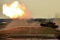 Xe tăng của Nga. (Nguồn: AFP/TTXVN)