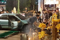 Đền Erawan. (Ảnh: Sơn Nam-Quang Thuận/TTXVN)