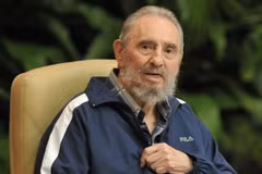 Lãnh tụ cách mạng Cuba Fidel Castro tại Đại hội Đảng Cộng sản Cuba ở Havana ngày 19/4. (Nguồn: AFP/TTXVN)