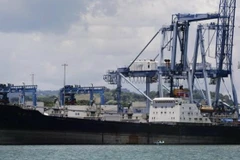 Tàu hàng Chong Chon Gang, nằm trong danh sách trừng phạt vì vận chuyển vũ khí cho Triều Tiên. (Nguồn: Reuters)