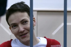Nữ phi công Nadiya Savchenko đang bị tạm giam ở Nga. (Nguồn: AFP)