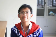 Phạm Nam Khánh, Học sinh lớp 10T1, THPT chuyên Hà Nội Amsterdam. (Nguồn: hn-ams)