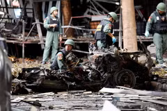 Hiên trường một vụ đánh bom ở Pattani, Thái Lan. Ảnh minh họa. (Nguồn: AFP/TTXVN)