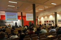 Quang cảnh tọa đàm “Talk Việt Nam - Quốc gia của biển và các quần đảo”. (Ảnh: Quang Vinh/Vietnam+)