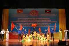 Một tiết mục trong chương trình. (Ảnh: Nguyễn Chiến/Vietnam+)