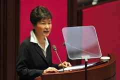 Tổng thống Hàn Quốc Park Geun-Hye. (Nguồn: AFP/TTXVN)