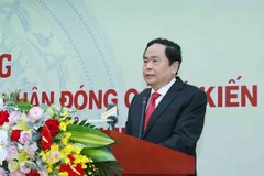 Chủ tịch Ủy Ban Trung ương Mặt trận Tổ quốc Việt Nam Trần Thanh Mẫn. (Ảnh: Phương Hoa/TTXVN)