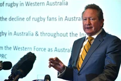Tỷ phú ngành khai mỏ của Australia Andrew Forrest. (Ảnh: AFP/TTXVN)