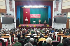 Quang cảnh buổi gặp mặt. (Ảnh: Nguyễn Chiến/TTXVN)