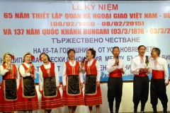 Kỷ niệm 65 năm thiết lập quan hệ ngoại giao Việt Nam-Bulgaria