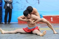 Gần 100 đô vật dự Giải vô địch vật dân tộc tỉnh Hải Dương mở rộng