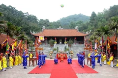 Lễ hội Xuân Côn Sơn Kiếp Bạc khai mạc với Lễ tế trời đất