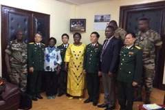 Đoàn Bộ Quốc phòng làm việc tại Phái bộ LHQ ở Trung Phi