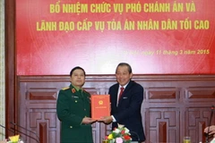 Lễ công bố quyết định nhân sự Tòa án Nhân dân tối cao