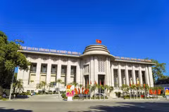 Trụ sở Ngân hàng Nhà nước Việt Nam (Ảnh: Vietnam+)