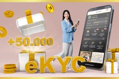 BAC A BANK tưng bừng “lì xì” đầu Xuân tới 10.000 khách hàng. (Ảnh: Vietnam+)