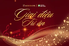 Agribank tri ân đối tác thân thiết chương trình nghệ thuật "Giai điệu tri ân". (Ảnh: Vietnam+)