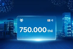 VIB đạt mốc 750.000 thẻ vào tháng 6/2024. (Ảnh: Vietnam+)