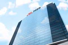 MSB chốt quyền hưởng cổ tức bằng cổ phiếu tỷ lệ 30%. (Ảnh: Vietnam+)