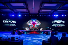 Techcombank Keynote: Đánh dấu kỷ nguyên ngân hàng thế hệ mới trên nền tảng AI. (Ảnh: Vietnam+)