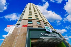 Trụ sở Vietcombank tại Hà Nội. (Ảnh: Vietnam+)