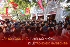 Bản tin 60s: Cán bộ, công chức tuyệt đối không đi lễ trong giờ hành chính