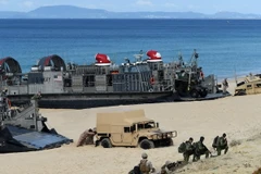 NATO tập trận với các đồng minh ở Địa Trung Hải. (Nguồn: AFP/TTXVN)