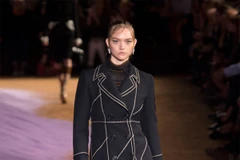 Ông Lê Đức Hiền, Giám đốc Công ty TNHH Đức Hiền giới thiệu máy bẫy chuột liên hoàn - BC.5. (Ảnh: Quang Quyết/TTXVN)