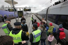 Thụy Điển tăng cường tái kiểm soát đường biên giới. (Nguồn: AFP/TTXVN)